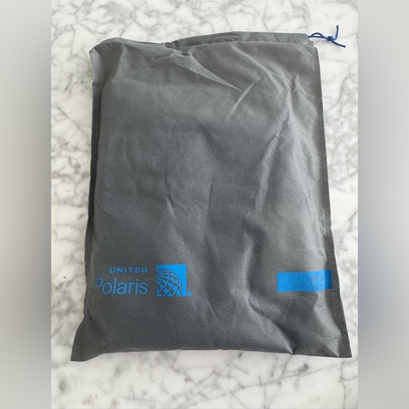 United Airlines Polaris Pajamas Blue Top Grey Pants  S / M - Picture 2 of 4